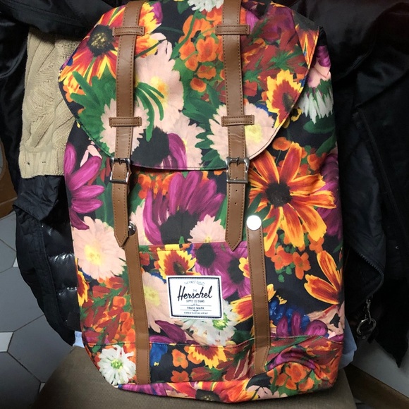 Herschel Supply Company Handbags - Herschel Supply Company Red & White Striped Backpack Interior